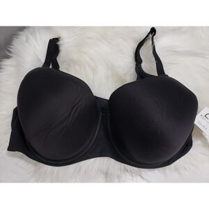 NEW HAS WRINKLES Chantelle Bra 18J6 Comfort Chic back smoothing tshirt black 40D